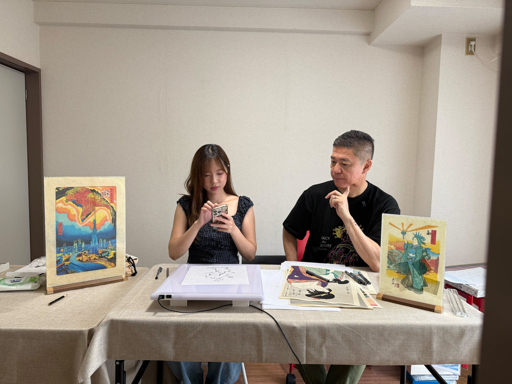 浮世絵は記号化できる？｜カタチで学ぶ、令和浮世絵の描き方