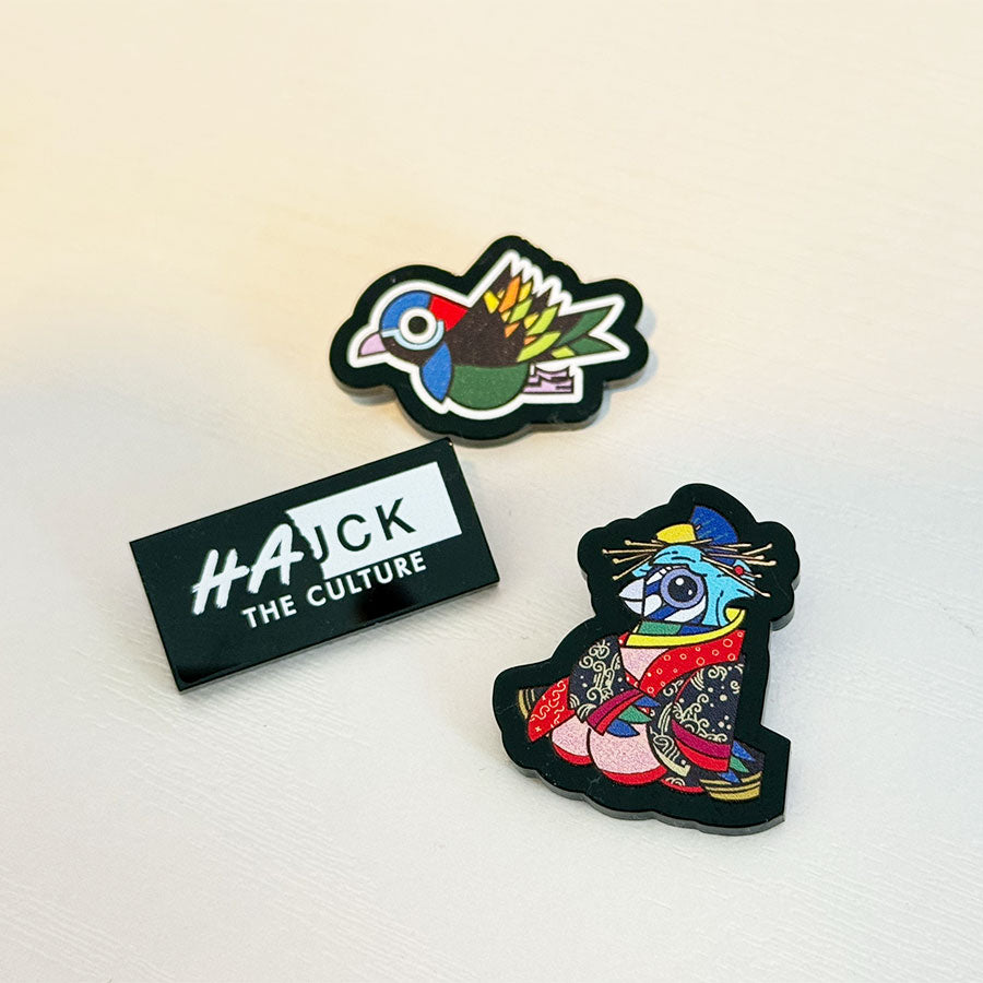 06 Original 3pins ｜TOHIONAオリジナルピンバッチ 3点セット